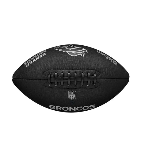 Balón Fútbol Americano Wilson Nfl Team Metallic Premiere Denver Broncos Official Negro