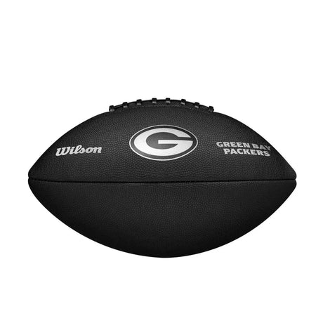 Balón Fútbol Americano Wilson Nfl Team Metallic Premiere Green Bay Packers Official Negro