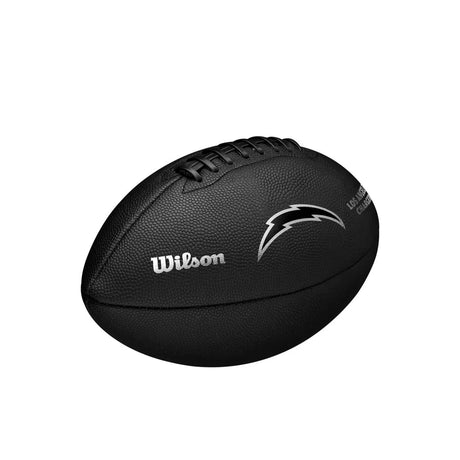 Balón Fútbol Americano Wilson Nfl Team Metallic Premiere Los Angeles Chargers Official Negro