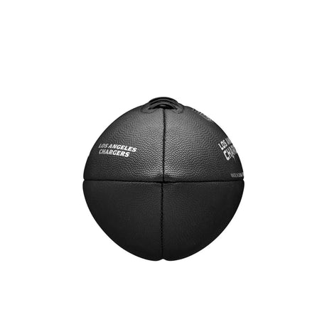 Balón Fútbol Americano Wilson Nfl Team Metallic Premiere Los Angeles Chargers Official Negro
