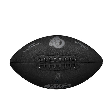 Balón Fútbol Americano Wilson Nfl Team Metallic Premiere Los Angeles Rams Official Negro