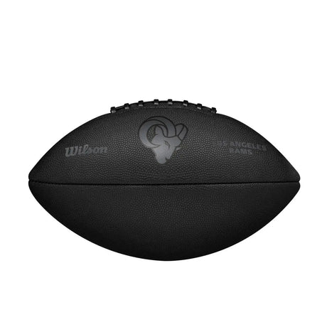 Balón Fútbol Americano Wilson Nfl Team Metallic Premiere Los Angeles Rams Official Negro