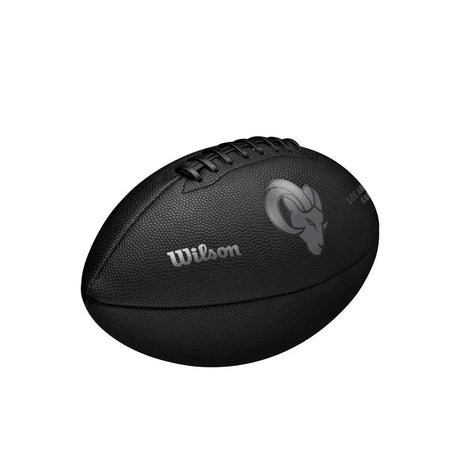 Balón Fútbol Americano Wilson Nfl Team Metallic Premiere Los Angeles Rams Official Negro