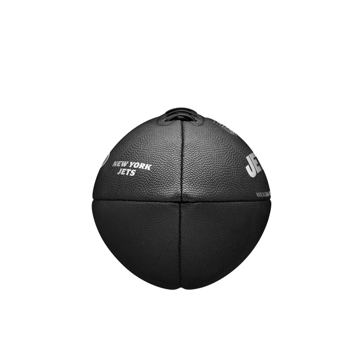 Balón Fútbol Americano Wilson Nfl Team Metallic Premiere New York Jets Official Negro