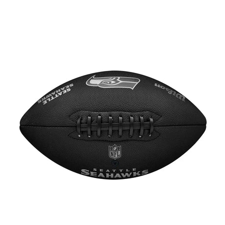 Balón Fútbol Americano Wilson Nfl Team Metallic Premiere Seattle Seahawks Official Negro