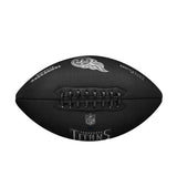 Wilson NFL Team Metallic Premiere Tennessee Titans Official Football Black