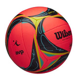 Balón Voleibol Wilson Avp Optx Grass Vb Phosph Red/Black Official