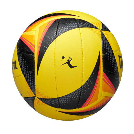 Balón Voleibol Wilson Optx Fivb Negro/Amarillo