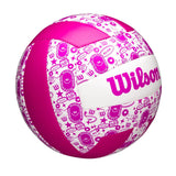 Balón Voleibol Wilson Stamp Morado/Blanco