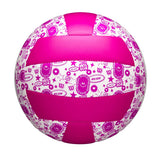 Balón Voleibol Wilson Stamp Morado/Blanco