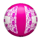 Balón Voleibol Wilson Stamp Morado/Blanco