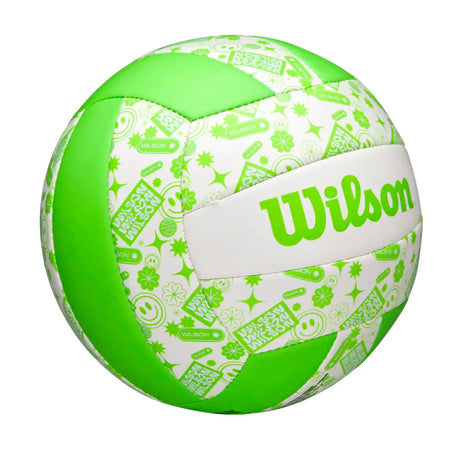 Balón Voleibol Wilson Stamp Verde/Blanco