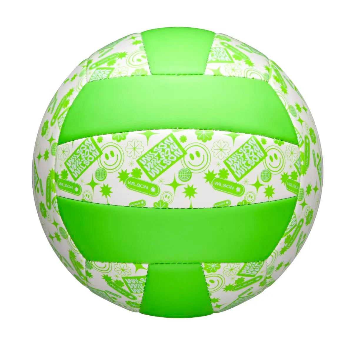Balón Voleibol Wilson Stamp Verde/Blanco