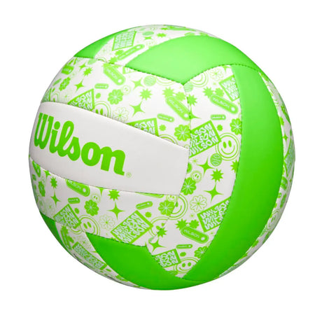 Balón Voleibol Wilson Stamp Verde/Blanco