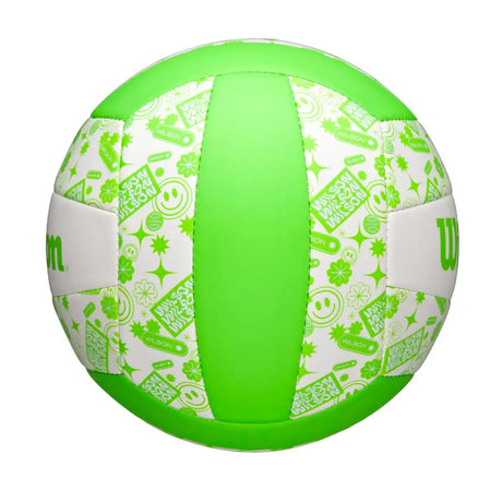 Balón Voleibol Wilson Stamp Verde/Blanco