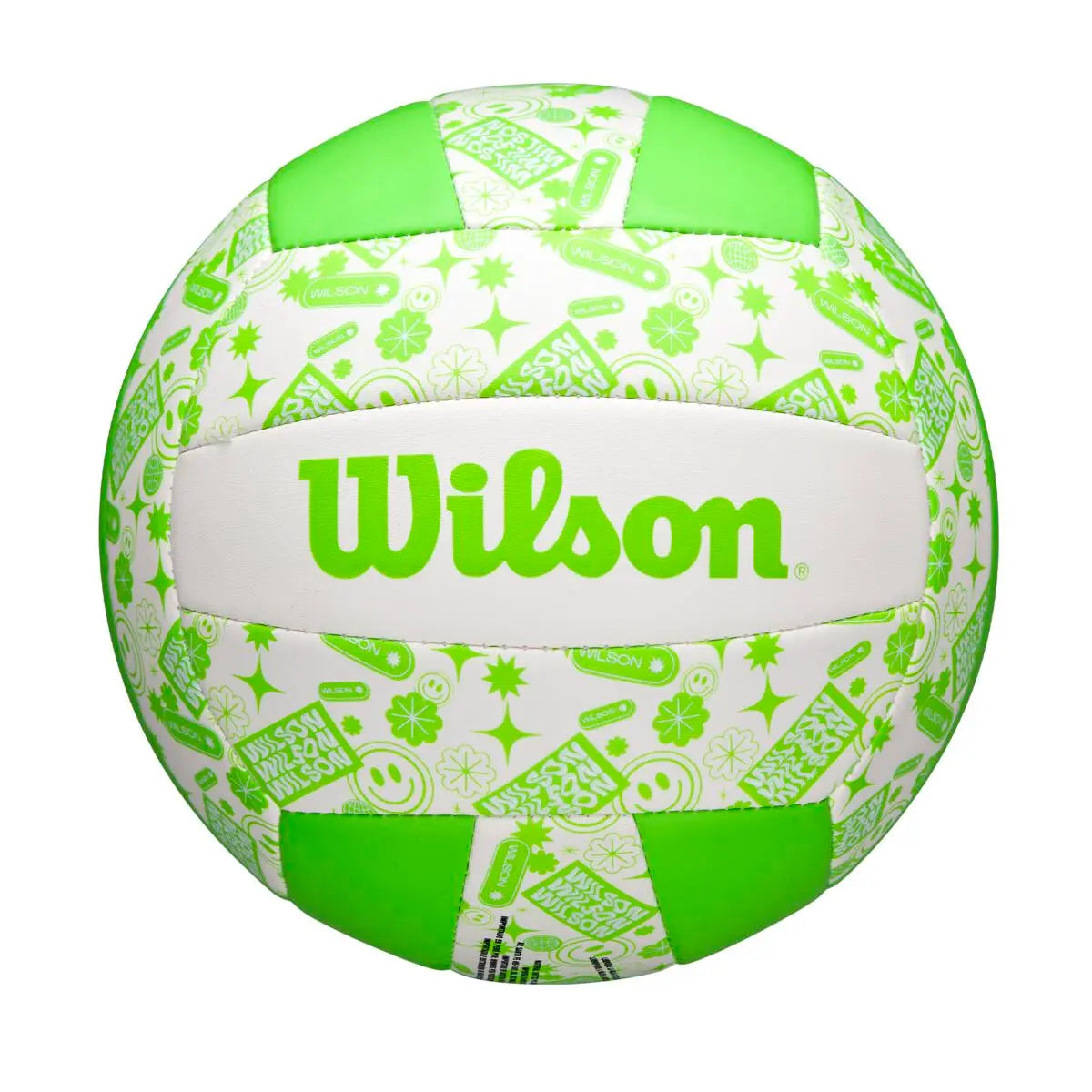 Balón Voleibol Wilson Stamp Verde/Blanco