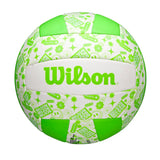 Balón Voleibol Wilson Stamp Verde/Blanco