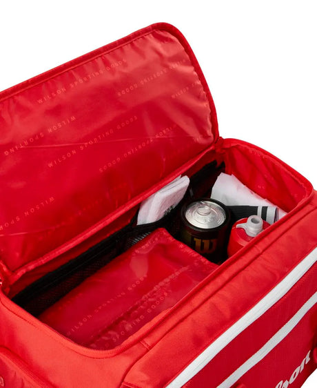 Bolsa Duffel Wilson Super Tour Pequeña Rojo
