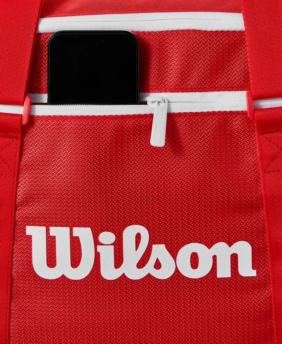 Bolsa Duffel Wilson Super Tour Pequeña Rojo