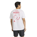 Camiseta adidas Pádel Category Graphic Blanco