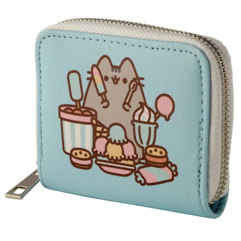 Carteira com Fecho Gato Pusheen Guloso