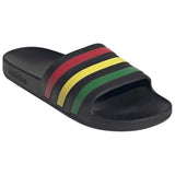Adidas Adilette Aqua Slides Black/Green/Yellow/Red