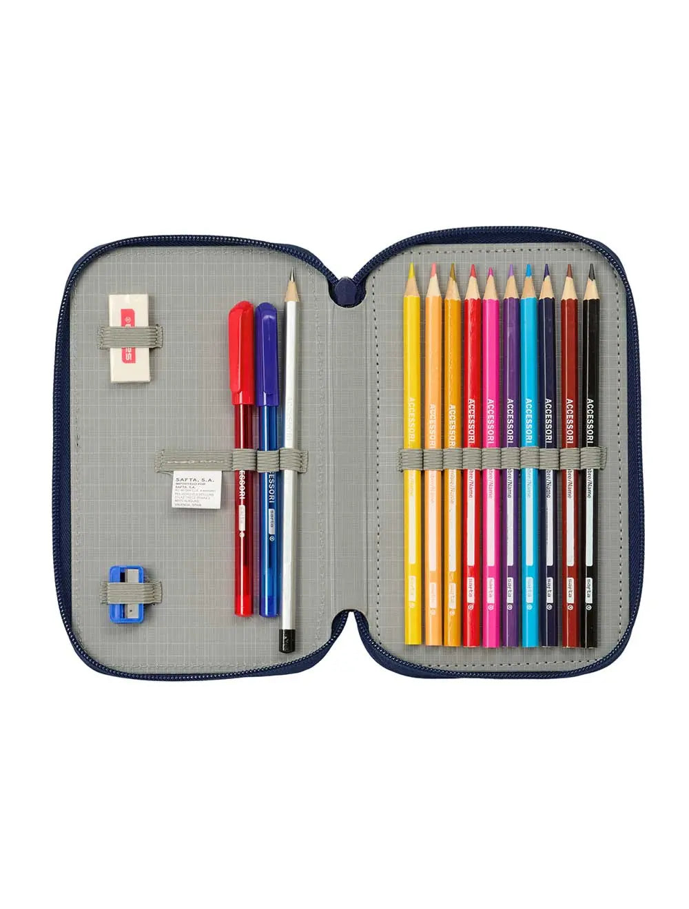 Estuche Plumier Doble Pequeño 29 Piezas F.C. Barcelona 1ª Equipación 26/27