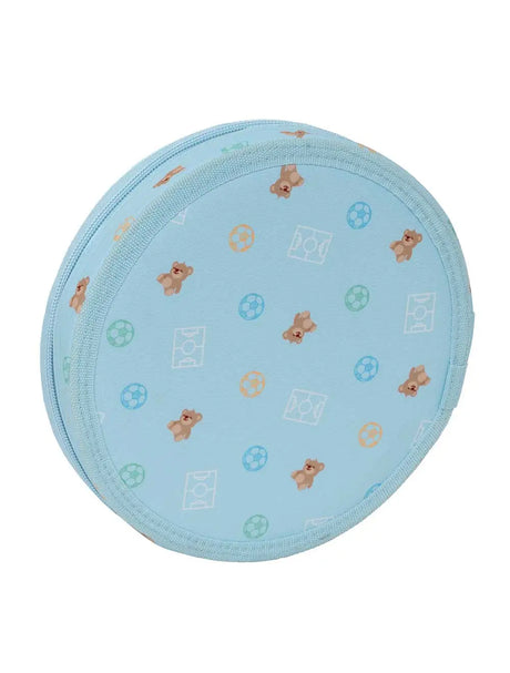 Estuche Plumier Redondo 18 Pcs. Real Madrid Preescolar Azul