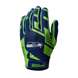 Guantes Fútbol Americano Wilson Adulto Nfl Stretch Fit Seattle Seahawks