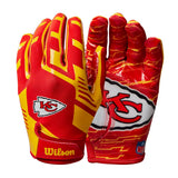 Guantes Fútbol Americano Wilson Junior Nfl Stretch Kansas City Chiefs