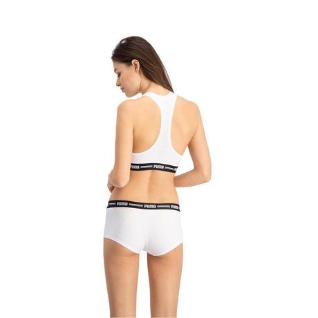 Mini Short Puma 2u Blanco Mujer