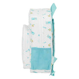 Mochila Infantil Adaptable Carro Real Madrid Preescolar Blanca