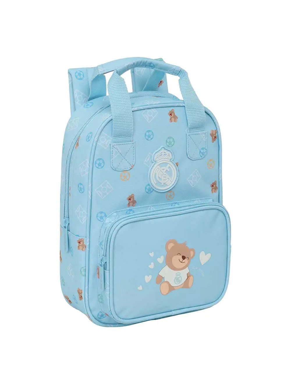 Mochila Infantil Con Asas Real Madrid Preescolar Azul