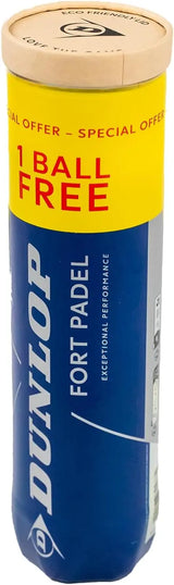 Pelotas Pádel Dunlop Fort Padel 3+1