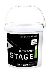 Dunlop Stage 1 Green Tennis Balls, Bucket of 60 balls