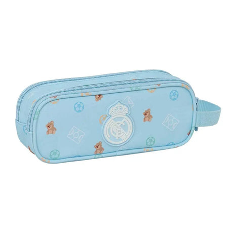 Real Madrid Preschool Double Pencil Case Blue