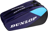 Raquetero Dunlop FX-CLUB 10 Raquetas  Violeta/Negro/Cyan