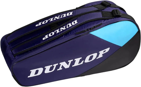 Raquetero Dunlop FX-CLUB 6 Raquetas Violeta/Negro/Cyan