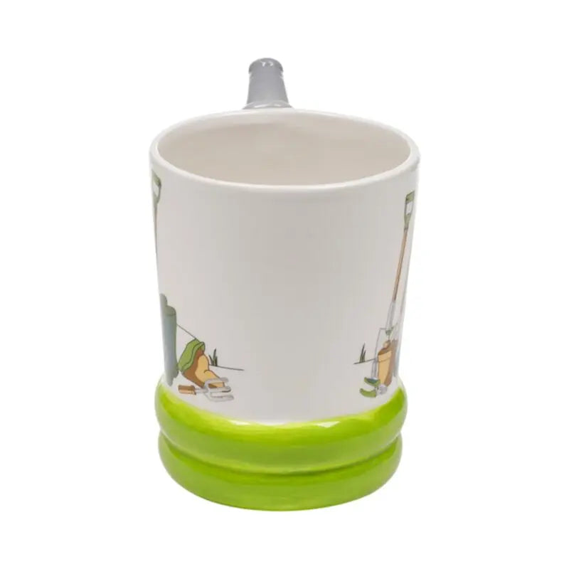 Taza de Cerámica Jardín Asa con Forma de Manguera