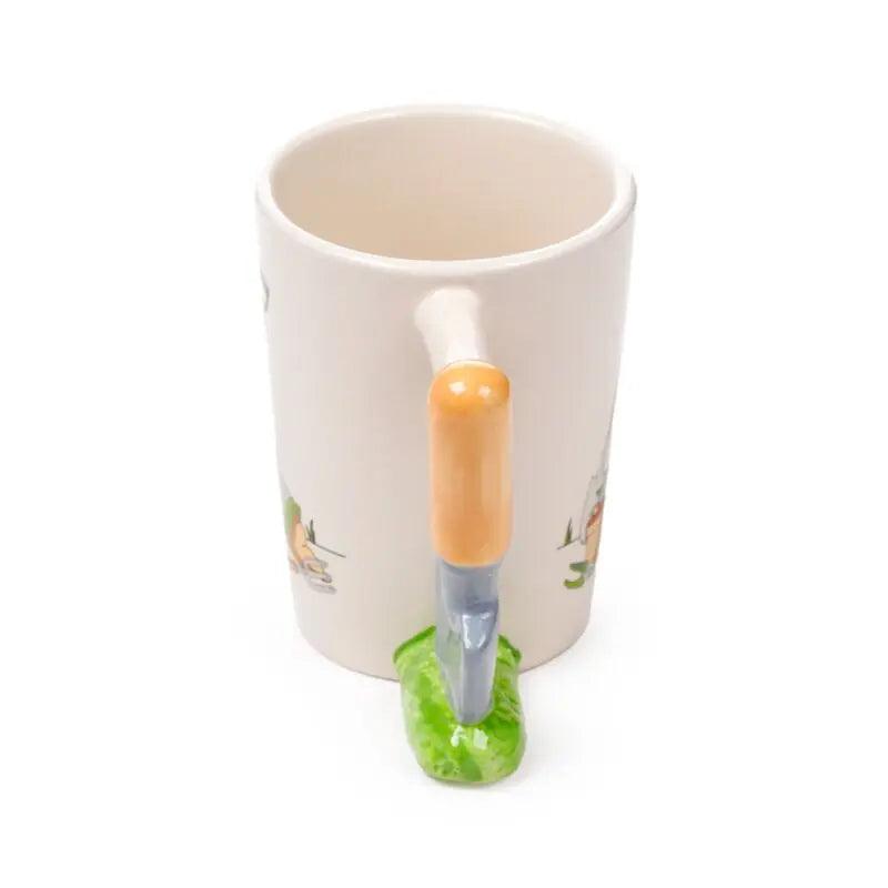 Taza de Cerámica Jardín Asa con Forma de Paleta