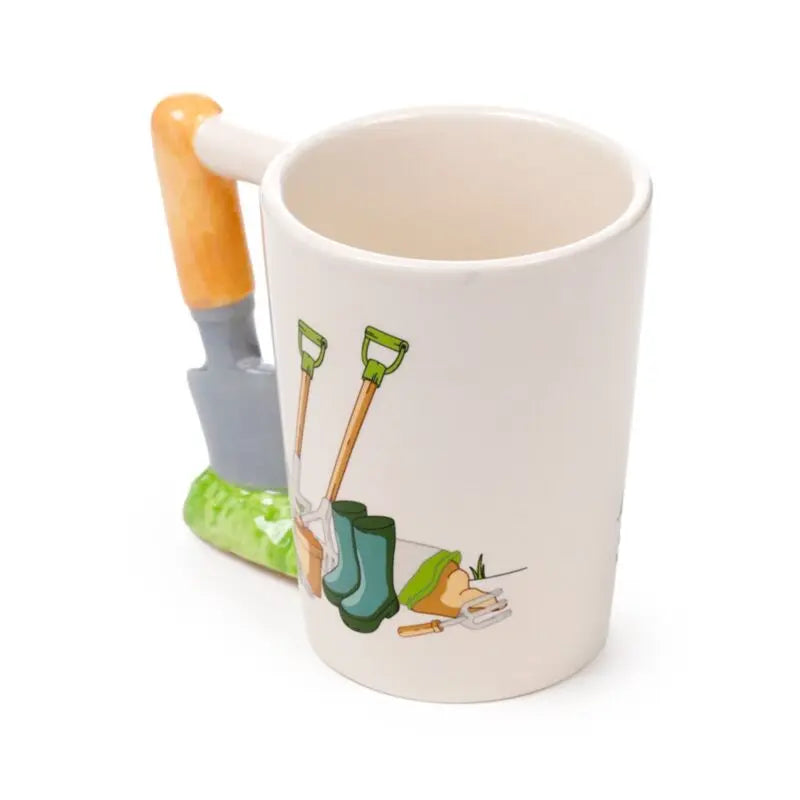 Taza de Cerámica Jardín Asa con Forma de Paleta