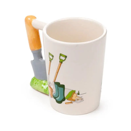 Taza de Cerámica Jardín Asa con Forma de Paleta