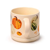Taza de Porcelana y Posavasos Autumn Harvest Otoño