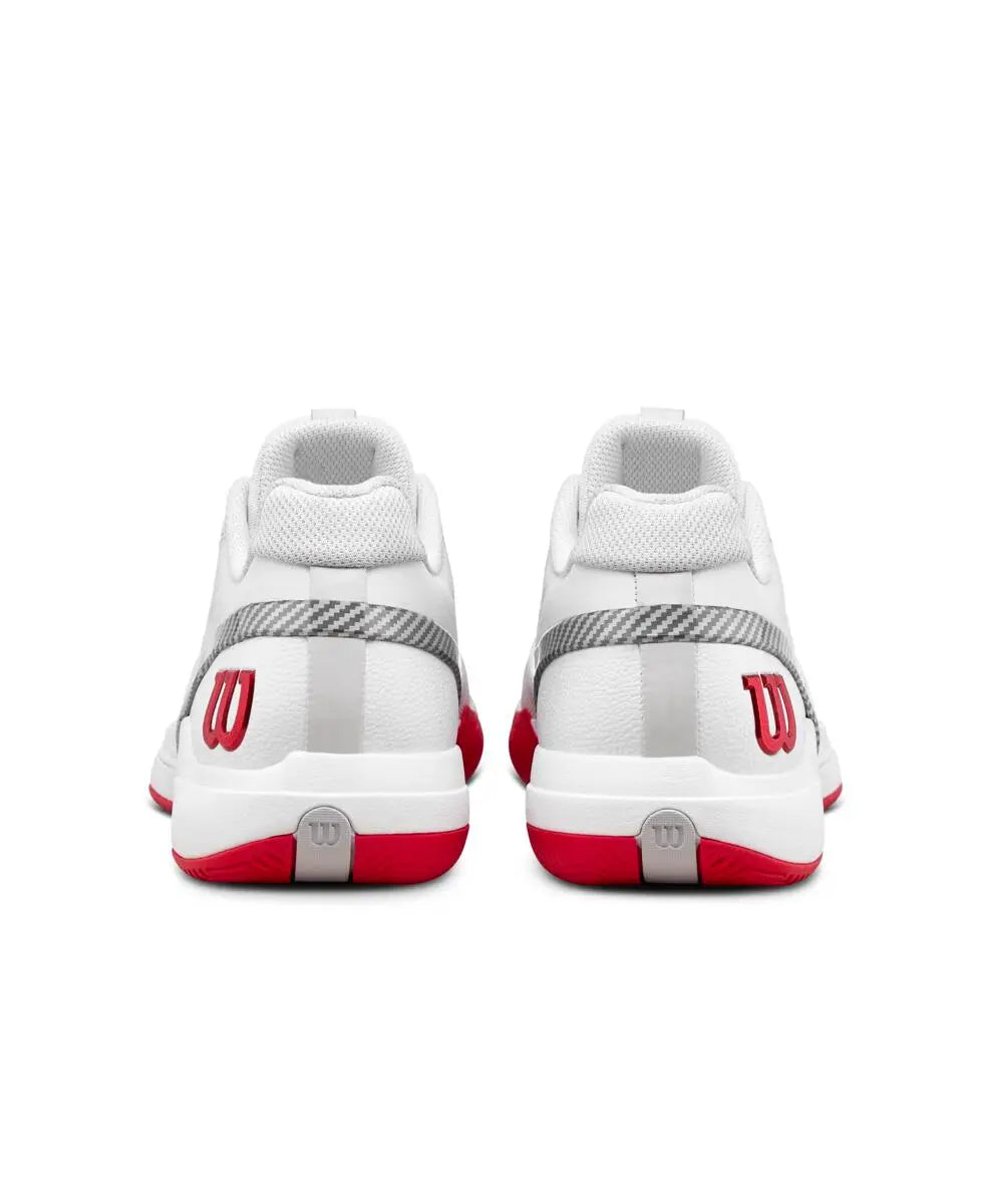 Sapatilhas Wilson Rush Pro 5 Homem Branco/Vermelho