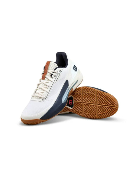 Zapatillas Wilson Rush Tour 5 Clay Hombre Blanco/Marino