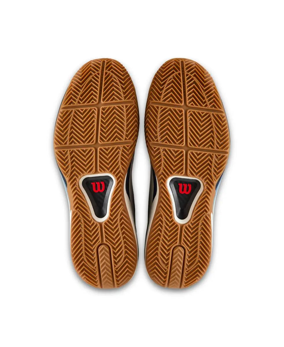 Zapatillas Wilson Rush Tour 5 Clay Hombre Blanco/Marino