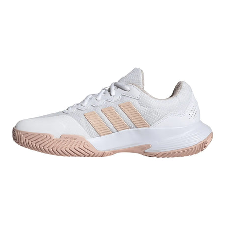 Zapatillas adidas GameCourt 2 Mujer Blanco/Rosa Palo