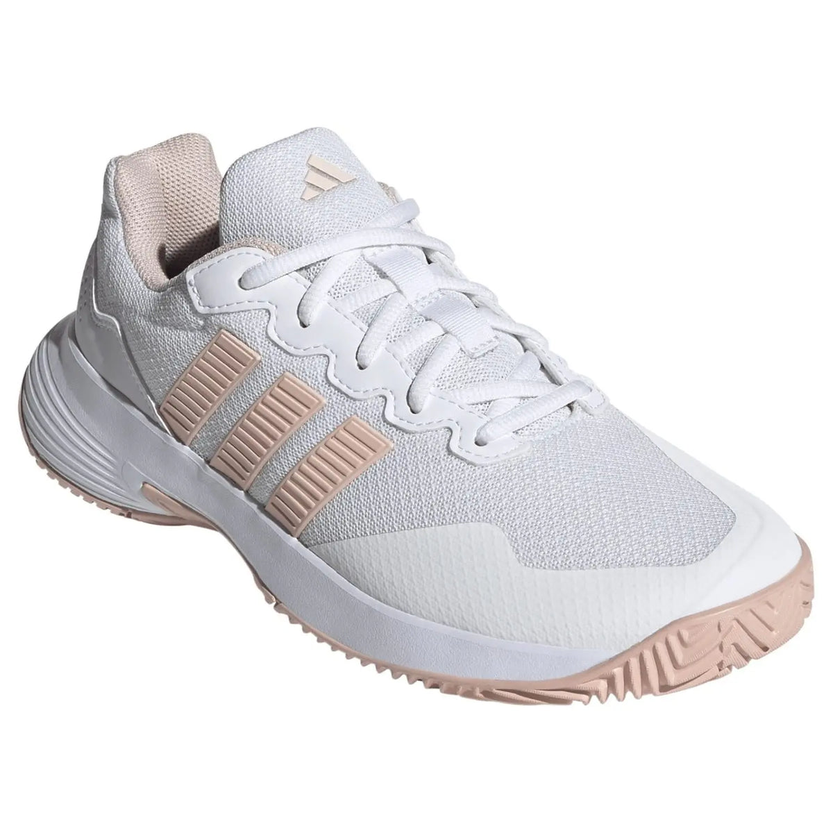 Sapatilhas adidas GameCourt 2 Senhora Branco/Rosa-Pálido