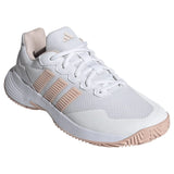 Sapatilhas adidas GameCourt 2 Senhora Branco/Rosa-Pálido