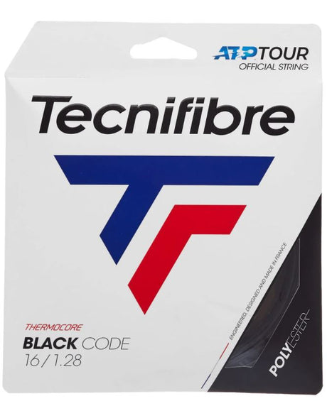 Cordaje Tenis Tecnifibre BLACK CODE Set 12m Negro